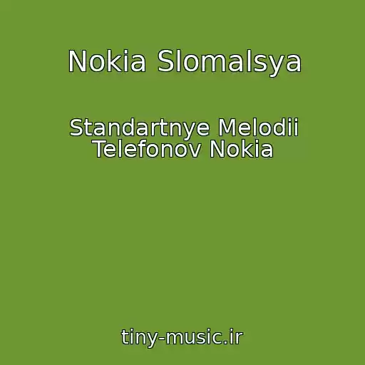 کاور آهنگ Nokia Slomalsya از Standartnye Melodii Telefonov Nokia