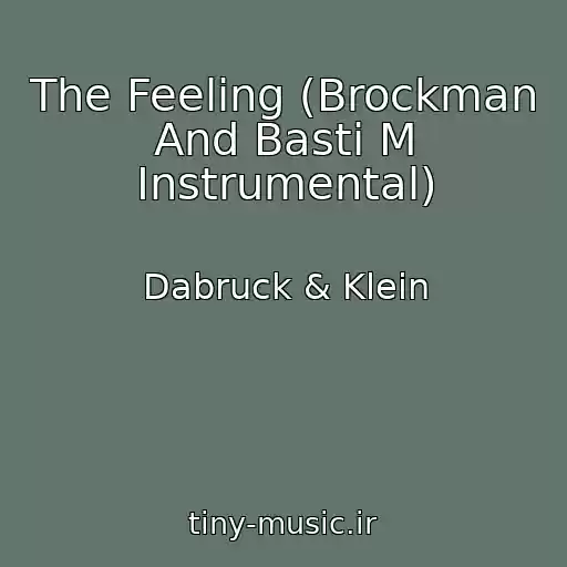 کاور آهنگ The Feeling (Brockman And Basti M Instrumental) از Dabruck & Klein