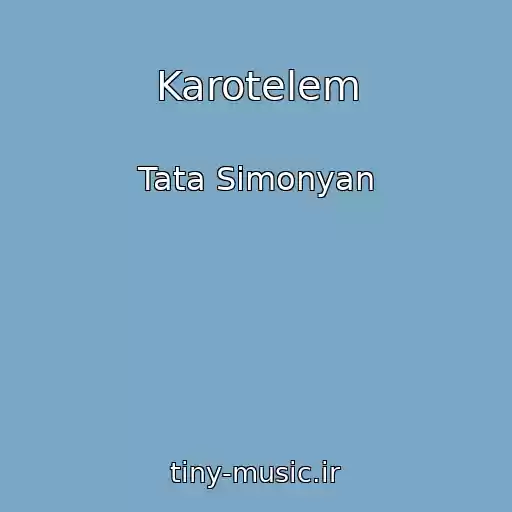 کاور آهنگ Karotelem از Tata Simonyan