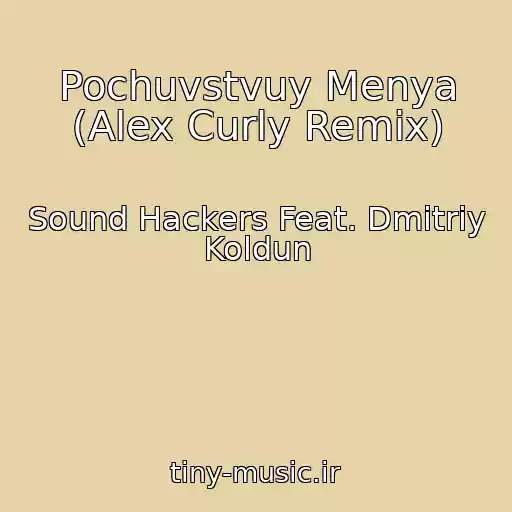 کاور آهنگ Pochuvstvuy Menya (Alex Curly Remix) از Sound Hackers Feat. Dmitriy Koldun