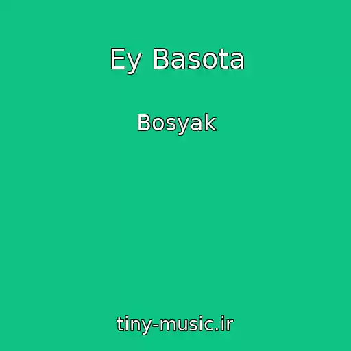 کاور آهنگ Ey Basota از Bosyak
