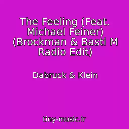 کاور آهنگ The Feeling (Feat. Michael Feiner) (Brockman & Basti M Radio Edit) از Dabruck & Klein