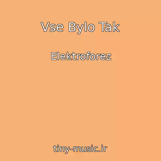 کاور آهنگ Vse Bylo Tak از Elektroforez