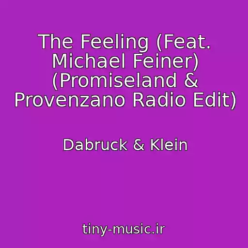 کاور آهنگ The Feeling (Feat. Michael Feiner) (Promiseland & Provenzano Radio Edit) از Dabruck & Klein