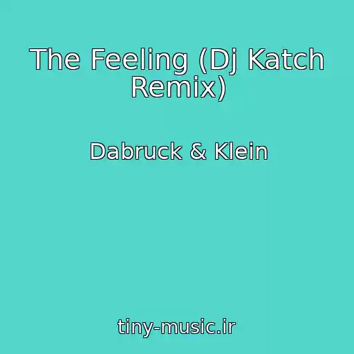 کاور آهنگ The Feeling (Dj Katch Remix) از Dabruck & Klein