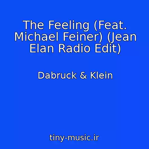 کاور آهنگ The Feeling (Feat. Michael Feiner) (Jean Elan Radio Edit) از Dabruck & Klein