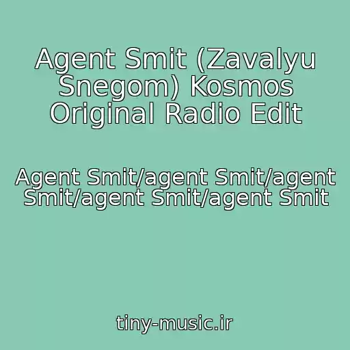کاور آهنگ Agent Smit (Zavalyu Snegom) Kosmos Original Radio Edit از Agent Smit/agent Smit/agent Smit/agent Smit/agent Smit