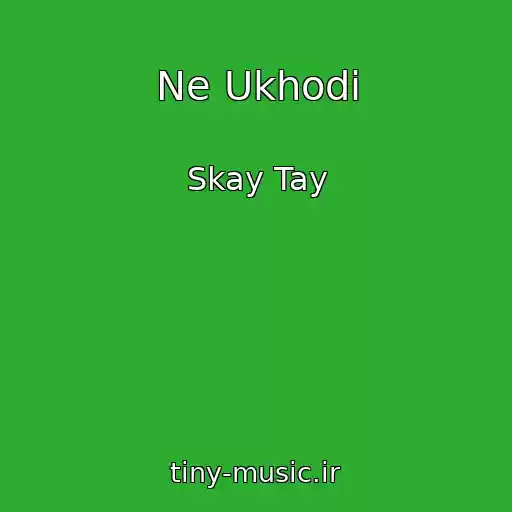 کاور آهنگ Ne Ukhodi از Skay Tay