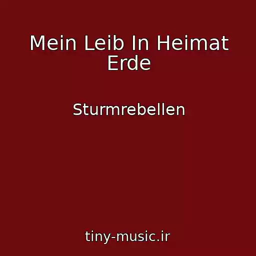 کاور آهنگ Mein Leib In Heimat Erde از Sturmrebellen