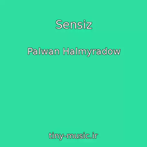 کاور آهنگ Sensiz از Palwan Halmyradow