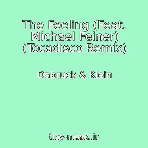 کاور آهنگ The Feeling (Feat. Michael Feiner) (Tocadisco Remix) از Dabruck & Klein