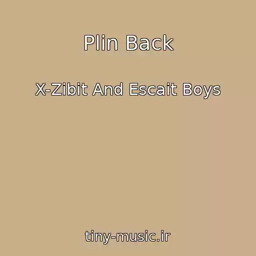 کاور آهنگ Plin Back از X-Zibit And Escait Boys