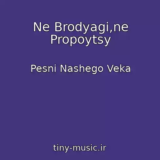کاور آهنگ Ne Brodyagi,ne Propoytsy از Pesni Nashego Veka
