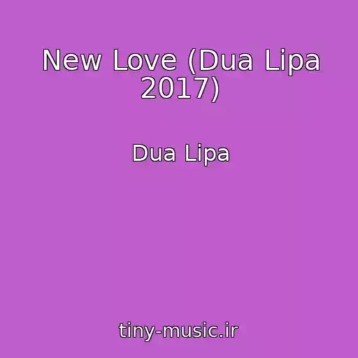 کاور آهنگ New Love (Dua Lipa 2017) از Dua Lipa