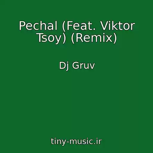 کاور آهنگ Pechal (Feat. Viktor Tsoy) (Remix) از Dj Gruv