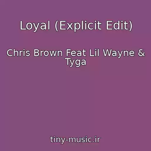 کاور آهنگ Loyal (Explicit Edit) از Chris Brown Feat Lil Wayne & Tyga