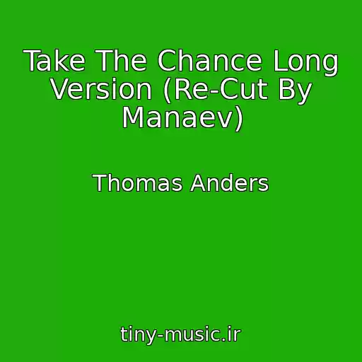 کاور آهنگ Take The Chance Long Version (Re-Cut By Manaev) از Thomas Anders