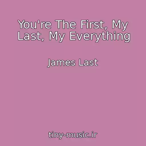 کاور آهنگ You're The First, My Last, My Everything از James Last