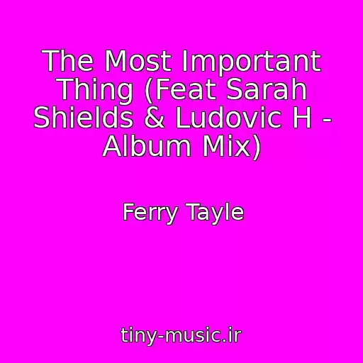 کاور آهنگ The Most Important Thing (Feat Sarah Shields & Ludovic H - Album Mix) از Ferry Tayle