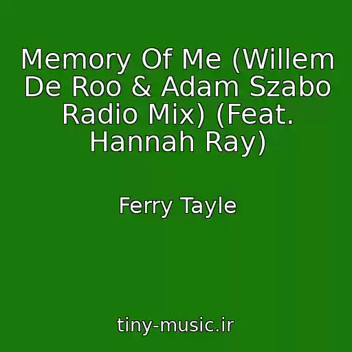 کاور آهنگ Memory Of Me (Willem De Roo & Adam Szabo Radio Mix) (Feat. Hannah Ray) از Ferry Tayle
