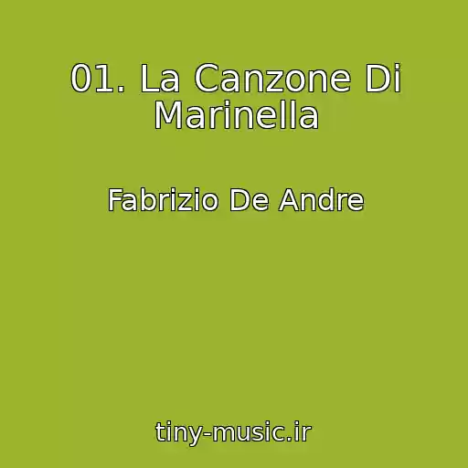کاور آهنگ 01. La Canzone Di Marinella از Fabrizio De Andre