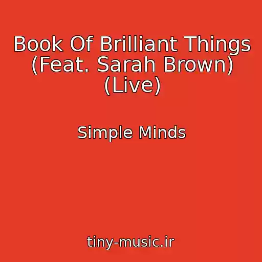 کاور آهنگ Book Of Brilliant Things (Feat. Sarah Brown) (Live) از Simple Minds