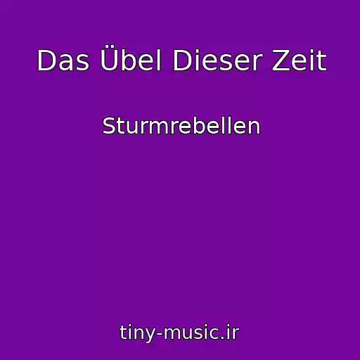 کاور آهنگ Das Übel Dieser Zeit از Sturmrebellen