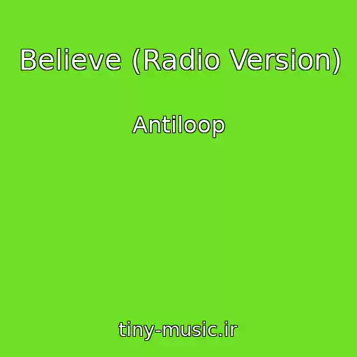 کاور آهنگ Believe (Radio Version) از Antiloop