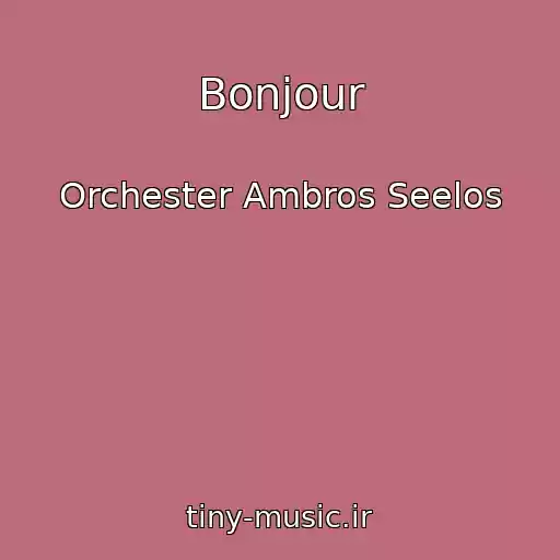 کاور آهنگ Bonjour از Orchester Ambros Seelos