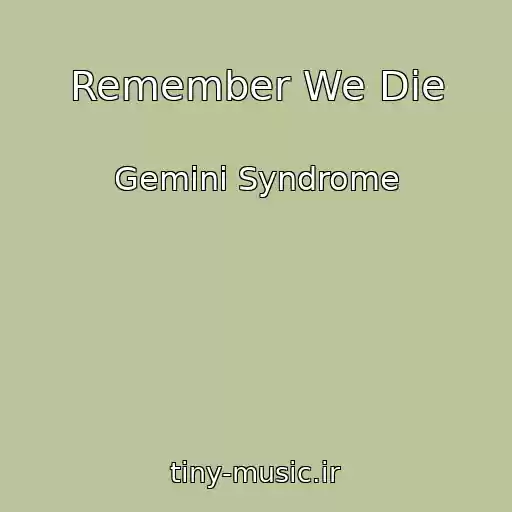 کاور آهنگ Remember We Die از Gemini Syndrome