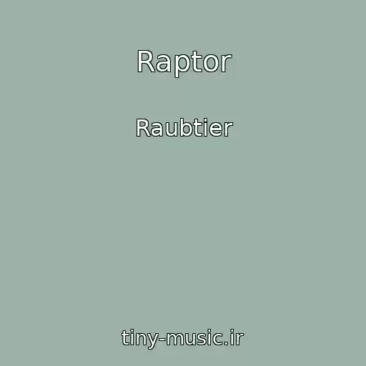 کاور آهنگ Raptor از Raubtier