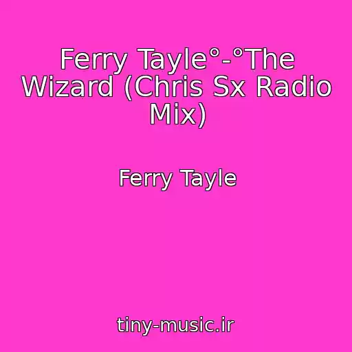 کاور آهنگ Ferry Tayle°-°The Wizard (Chris Sx Radio Mix) از Ferry Tayle
