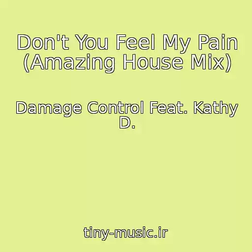 کاور آهنگ Don't You Feel My Pain (Amazing House Mix) از Damage Control Feat. Kathy D.