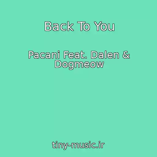 کاور آهنگ Back To You از Pacani Feat. Dalen & Dogmeow