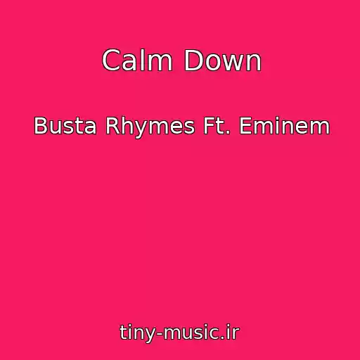 کاور آهنگ Calm Down از Busta Rhymes Ft. Eminem