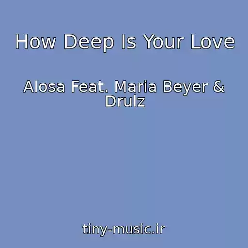 کاور آهنگ How Deep Is Your Love از Alosa Feat. Maria Beyer & Drulz