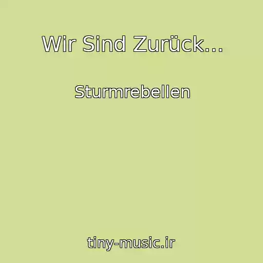 کاور آهنگ Wir Sind Zurück... از Sturmrebellen