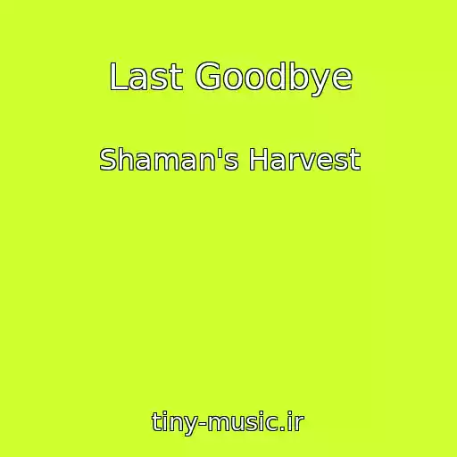 کاور آهنگ Last Goodbye از Shaman's Harvest