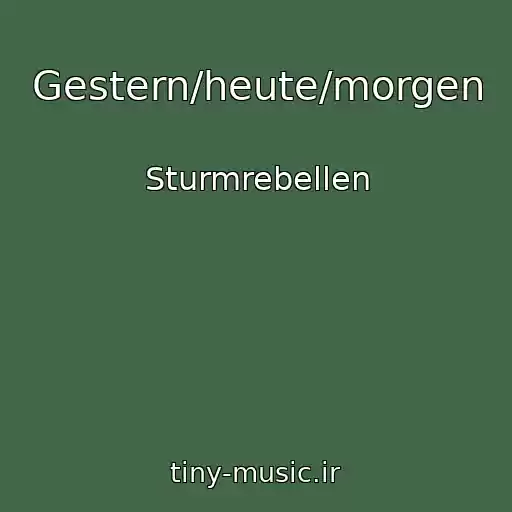 کاور آهنگ Gestern/heute/morgen از Sturmrebellen