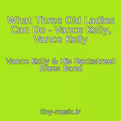 کاور آهنگ What Three Old Ladies Can Do - Vance Kelly, Vance Kelly از Vance Kelly & His Backstreet Blues Band