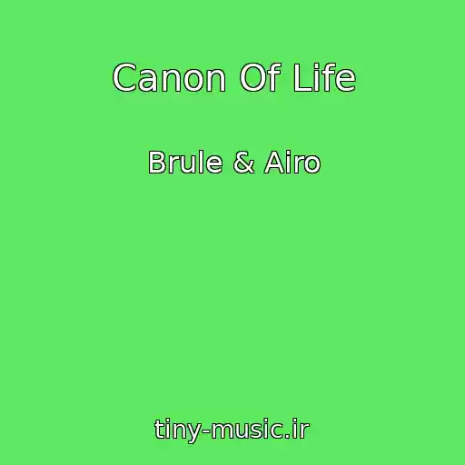 کاور آهنگ Canon Of Life از Brule & Airo