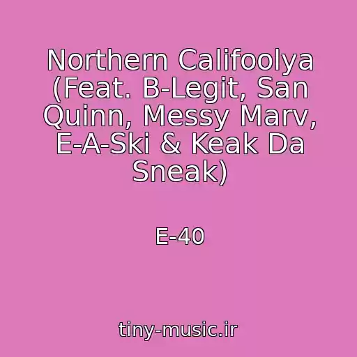 کاور آهنگ Northern Califoolya (Feat. B-Legit, San Quinn, Messy Marv, E-A-Ski & Keak Da Sneak) از E-40