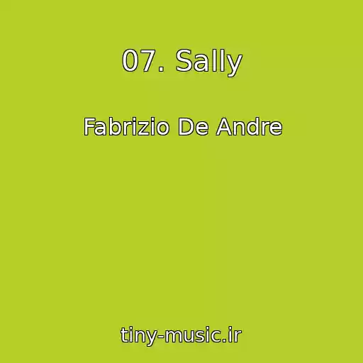 کاور آهنگ 07. Sally از Fabrizio De Andre