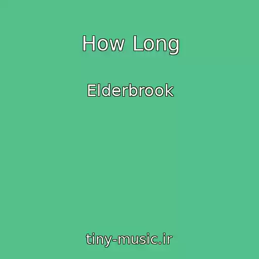 کاور آهنگ How Long از Elderbrook