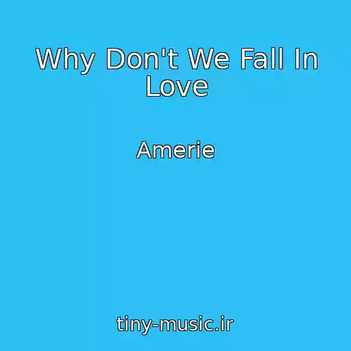 کاور آهنگ Why Don't We Fall In Love از Amerie