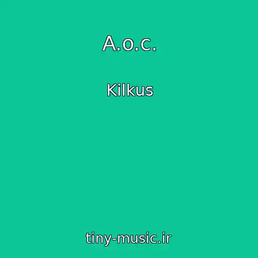 کاور آهنگ A.o.c. از Kilkus