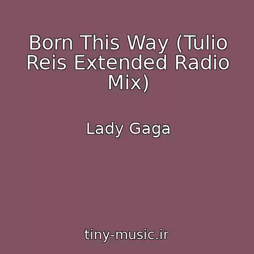 کاور آهنگ Born This Way (Tulio Reis Extended Radio Mix) از Lady Gaga