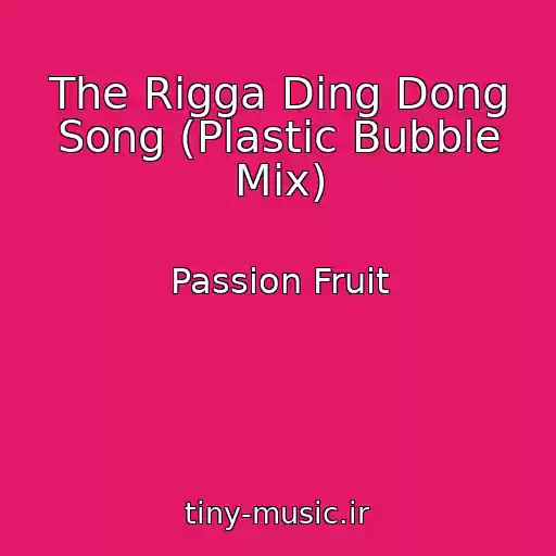 کاور آهنگ The Rigga Ding Dong Song (Plastic Bubble Mix) از Passion Fruit