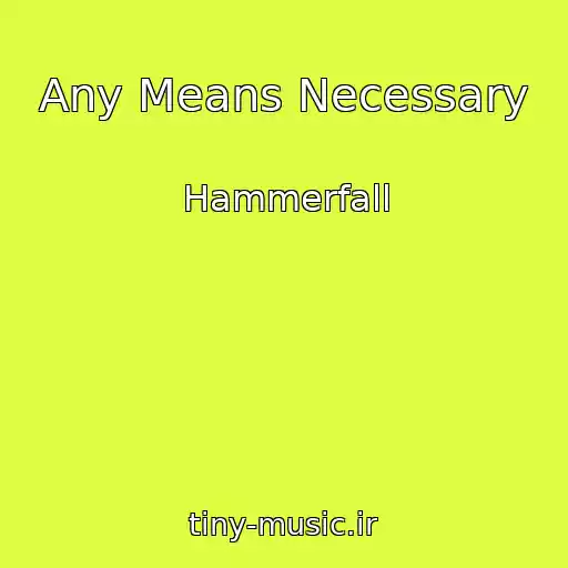 کاور آهنگ Any Means Necessary از Hammerfall