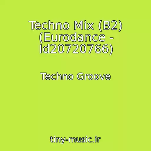 کاور آهنگ Techno Mix (B2) (Eurodance - Id20720766) از Techno Groove